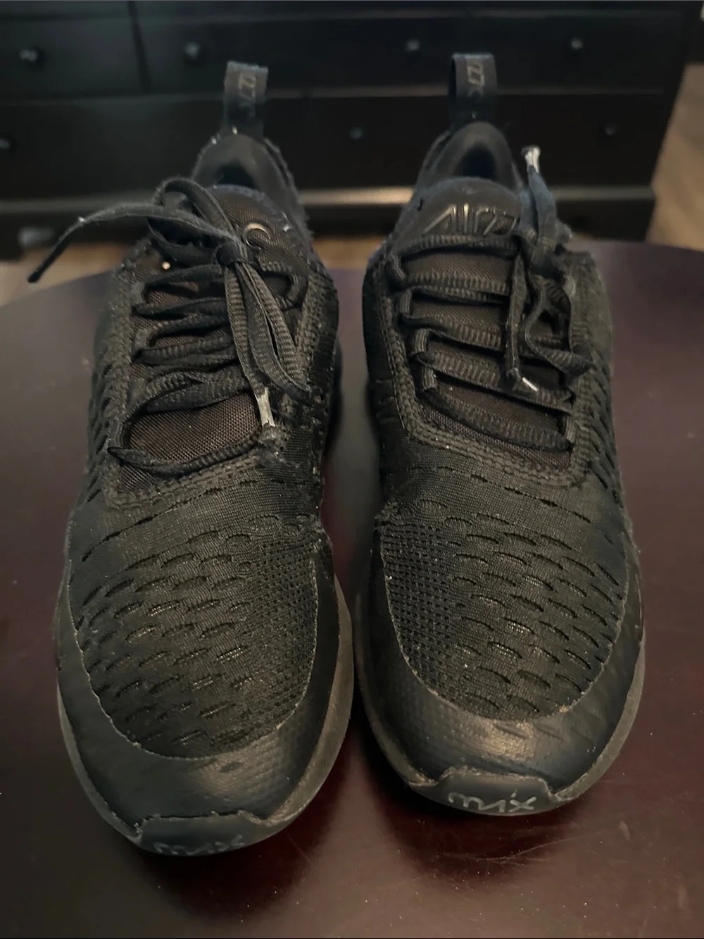 Nike Men's Black Breathable Mesh Sneakers